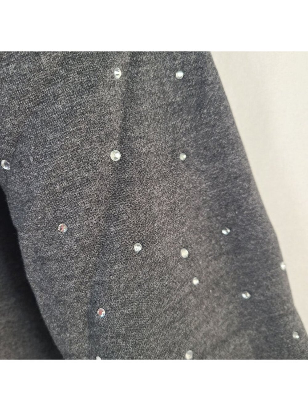 Make Today Great Oversized Charcoal Hoodie With Rhinestone Sleeves & Colorful - Picture 5 of 8